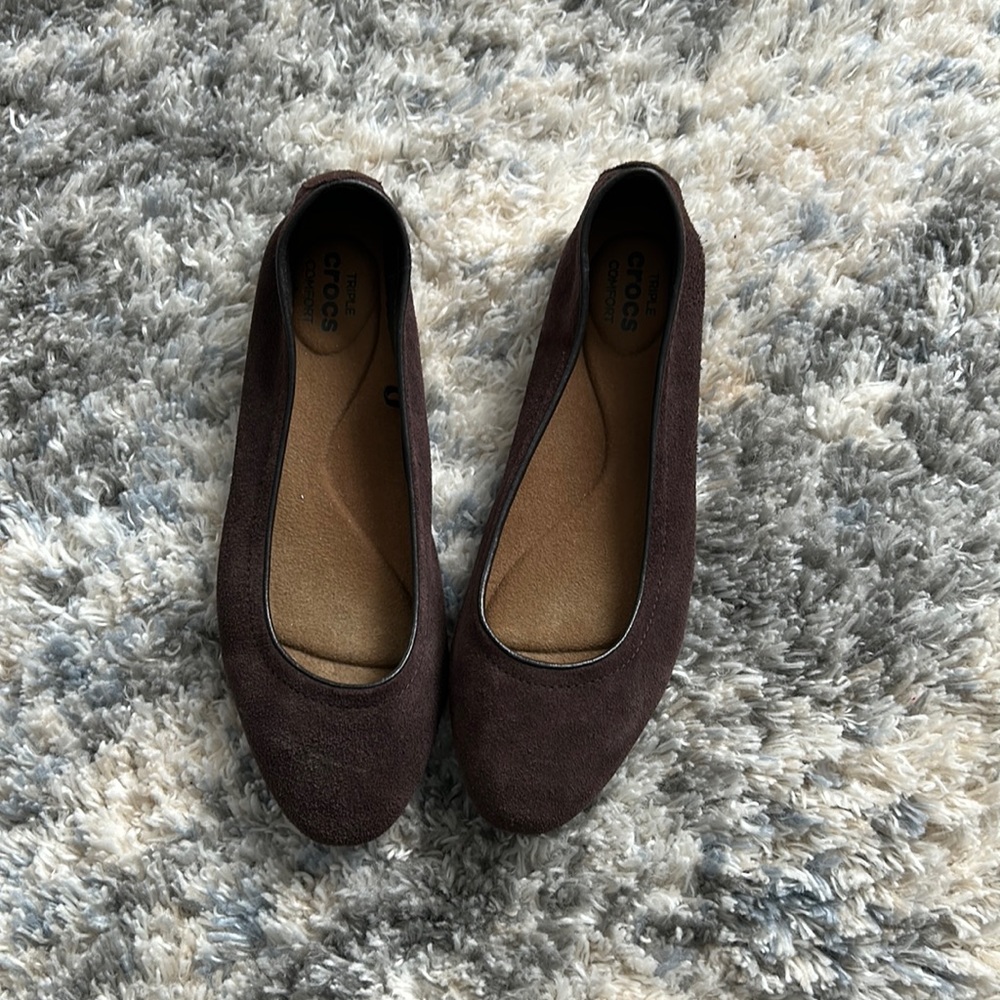 Crocs brand flats